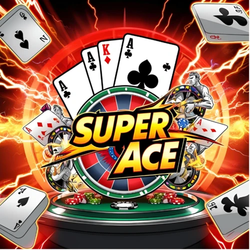 Super Ace slot game display with jackpot effects on Baji365Buzz.
